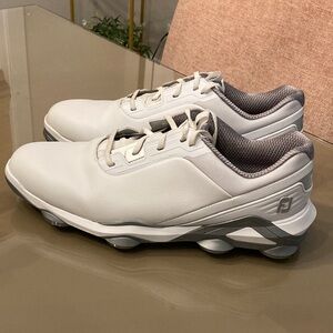 Foot Joy Tour Alpha golf shoes.